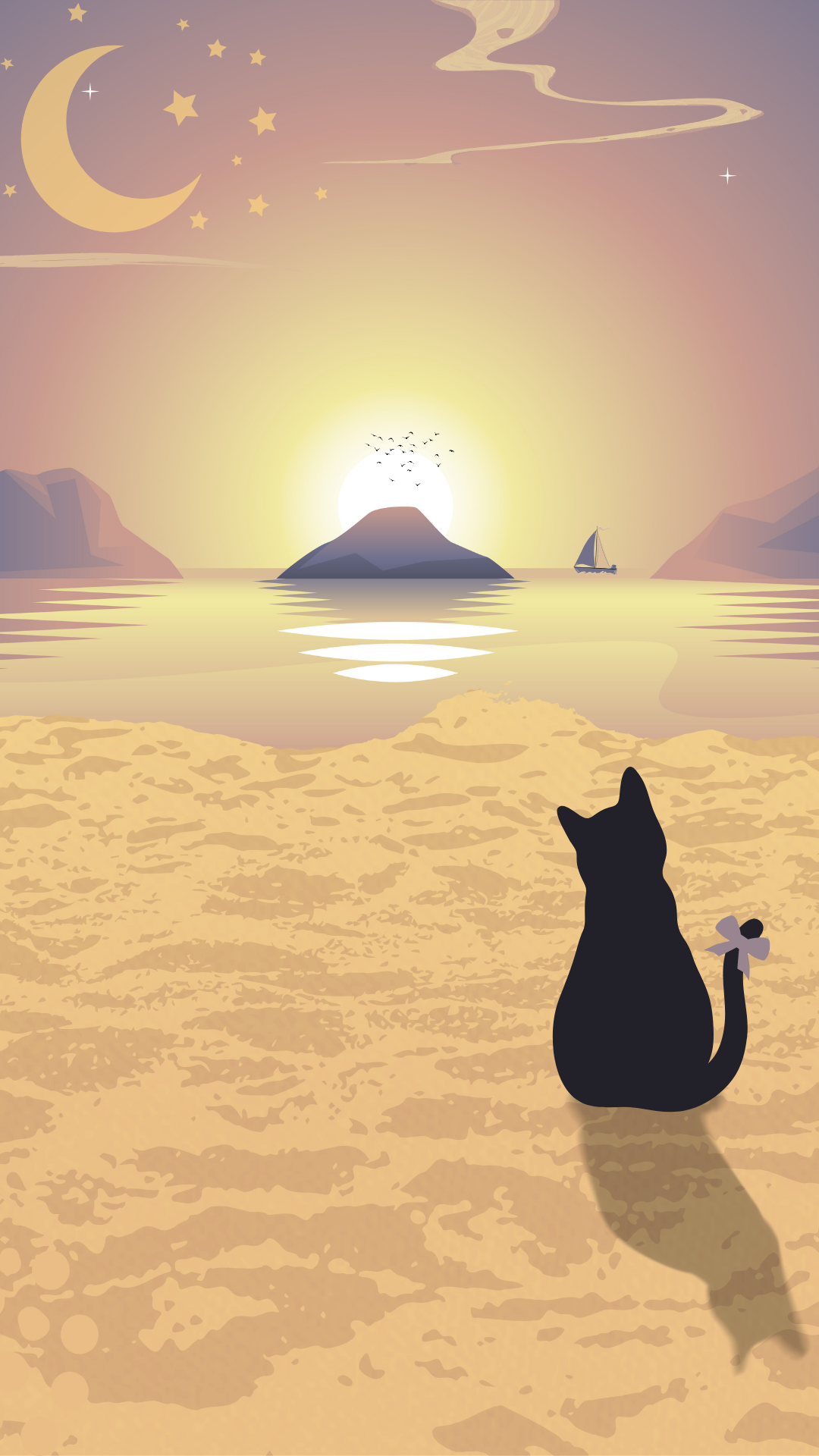 고양이 사진 그림 스마트폰 배경화면 이미지