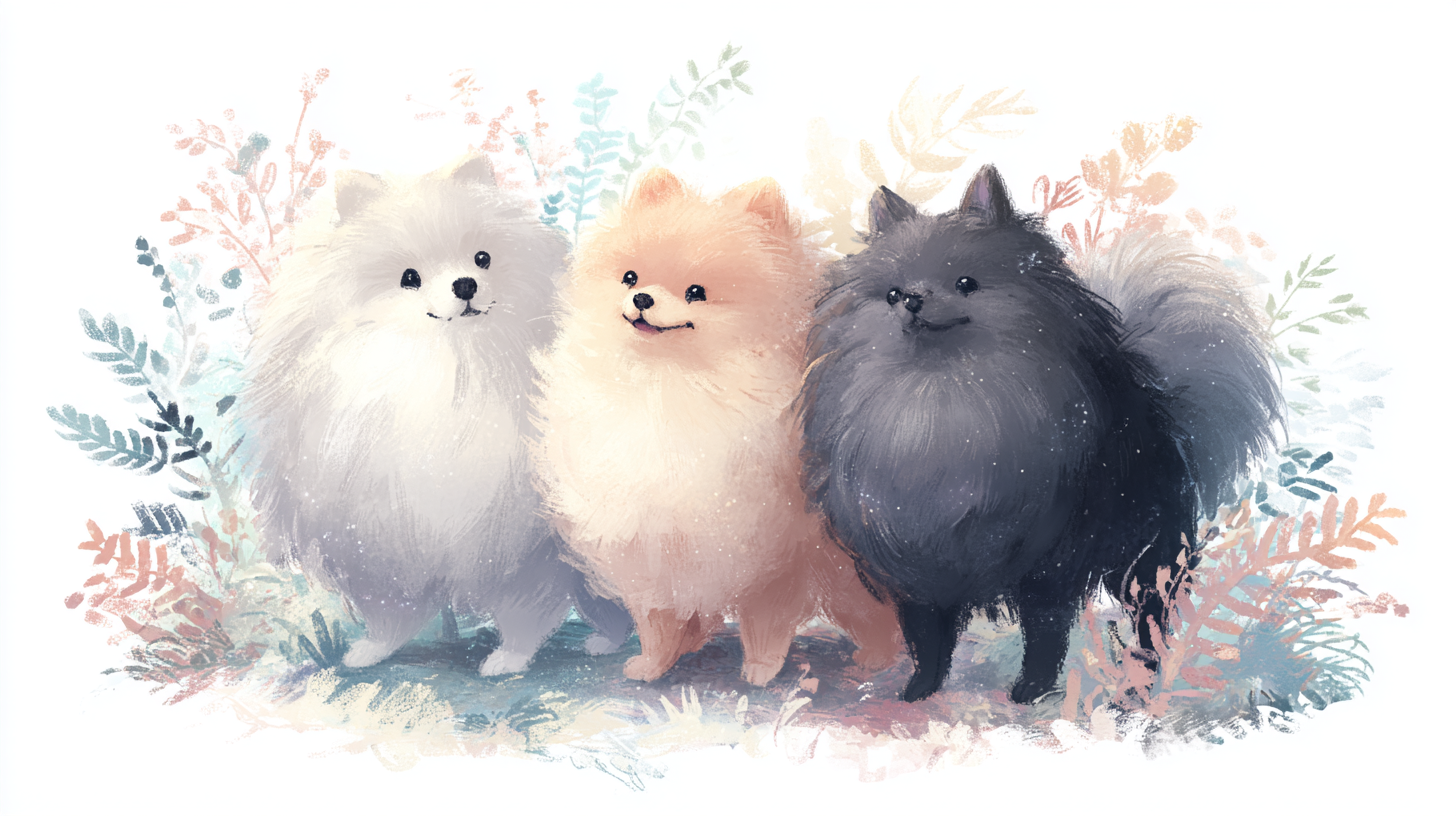 스피츠, 포메라니안, 폼피츠 차이