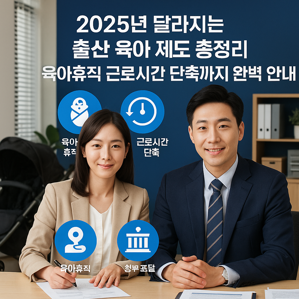 2025년 달라지는 출산 육아 제도 총정리 육아휴직 근로시간 단축까지 완벽 안내
