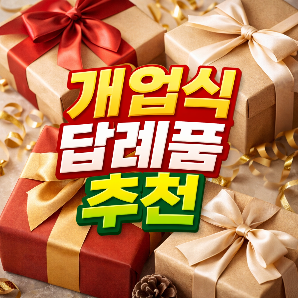 개업식 답례품 추천 ❘ 센스 있고 실용적인 개업 선물, 예산별 맞춤 답례품 가이드