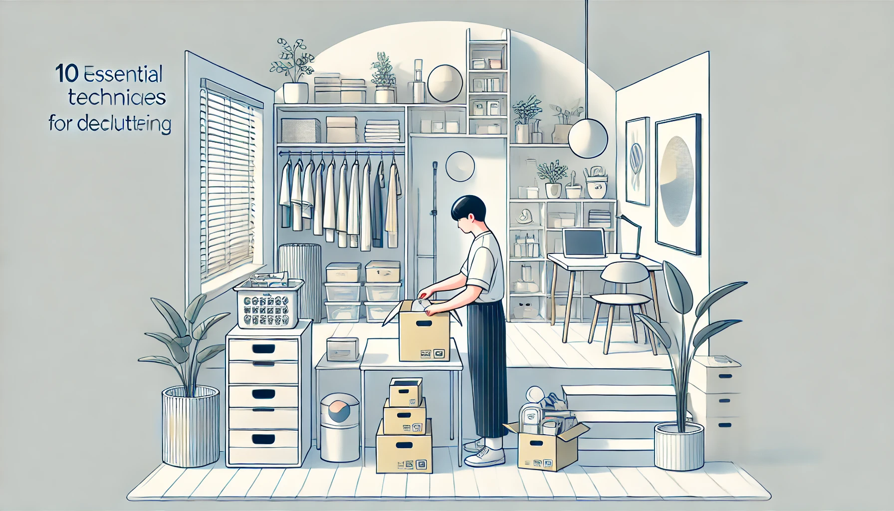 불필요한 물건 줄이기, 정리의 기술 10가지