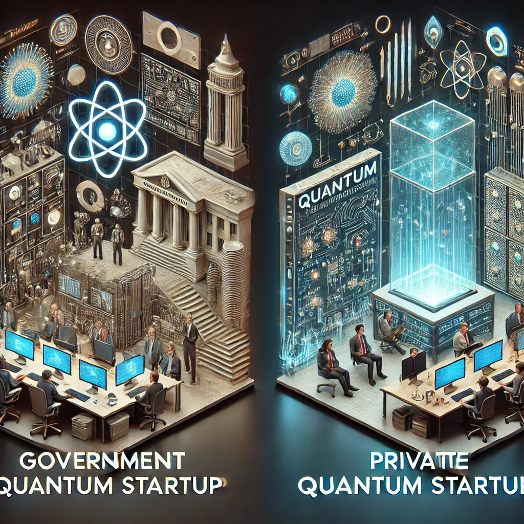 정부와 민간주도 양자 스타트업
