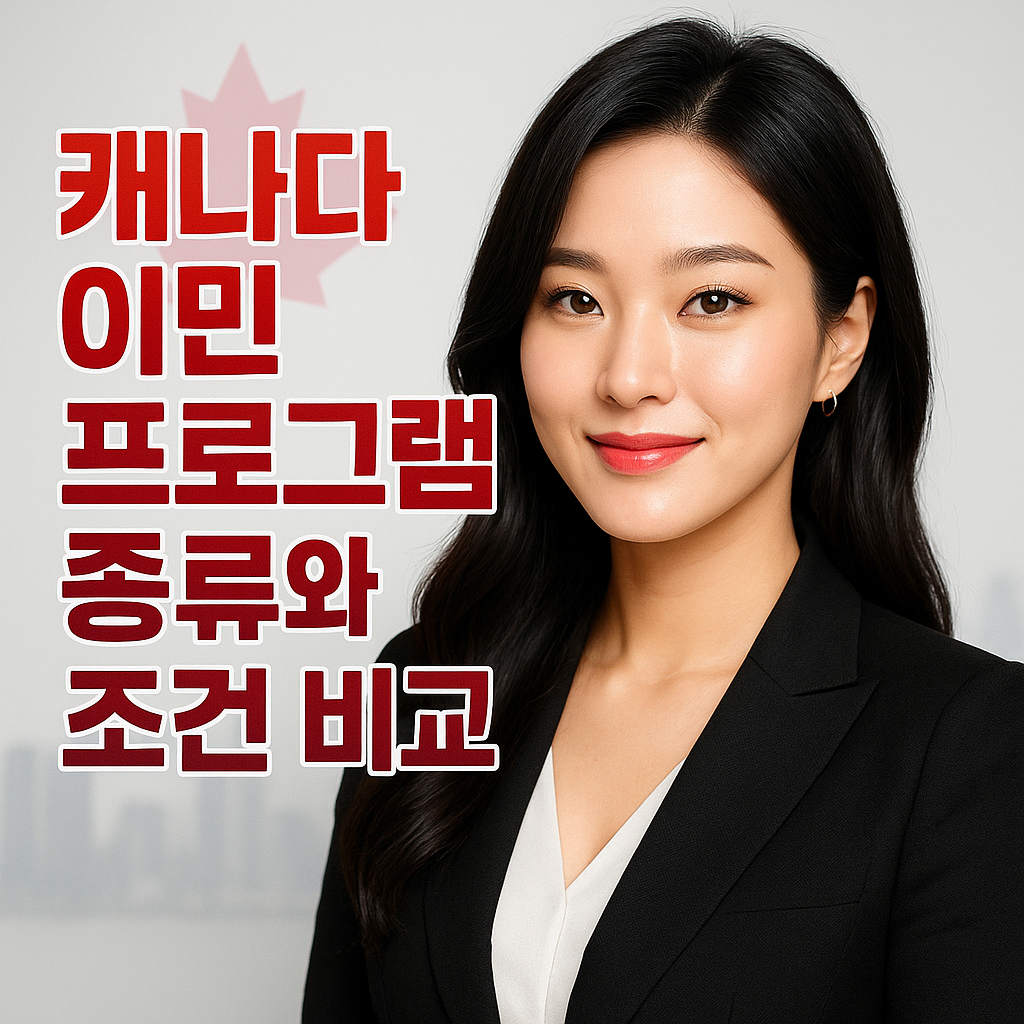 캐나다 이민 프로그램 종류와 조건 비교 2025