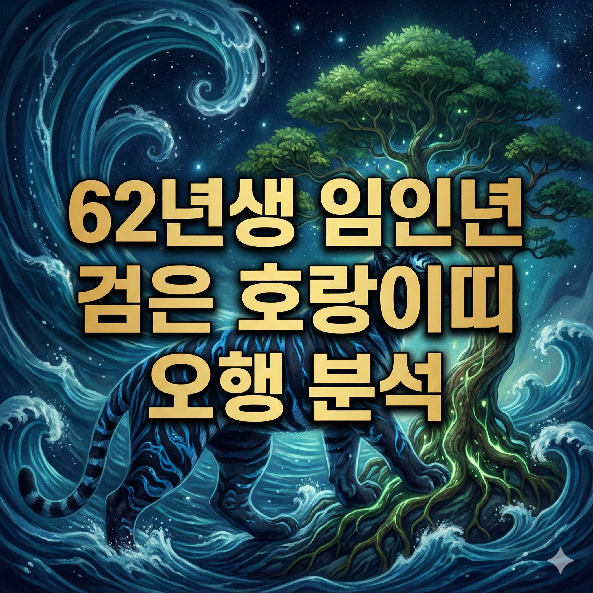 62년생의 오행: 임인년 검은 호랑이띠의 사주 특징과 운세 완벽 가이드