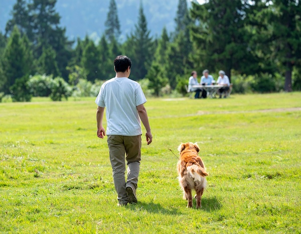 검마산자연휴양림을 방문한 여행객들 모습