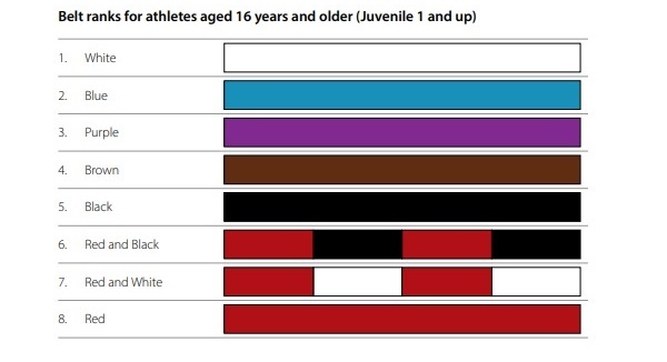 주짓수 벨트 순서 등급