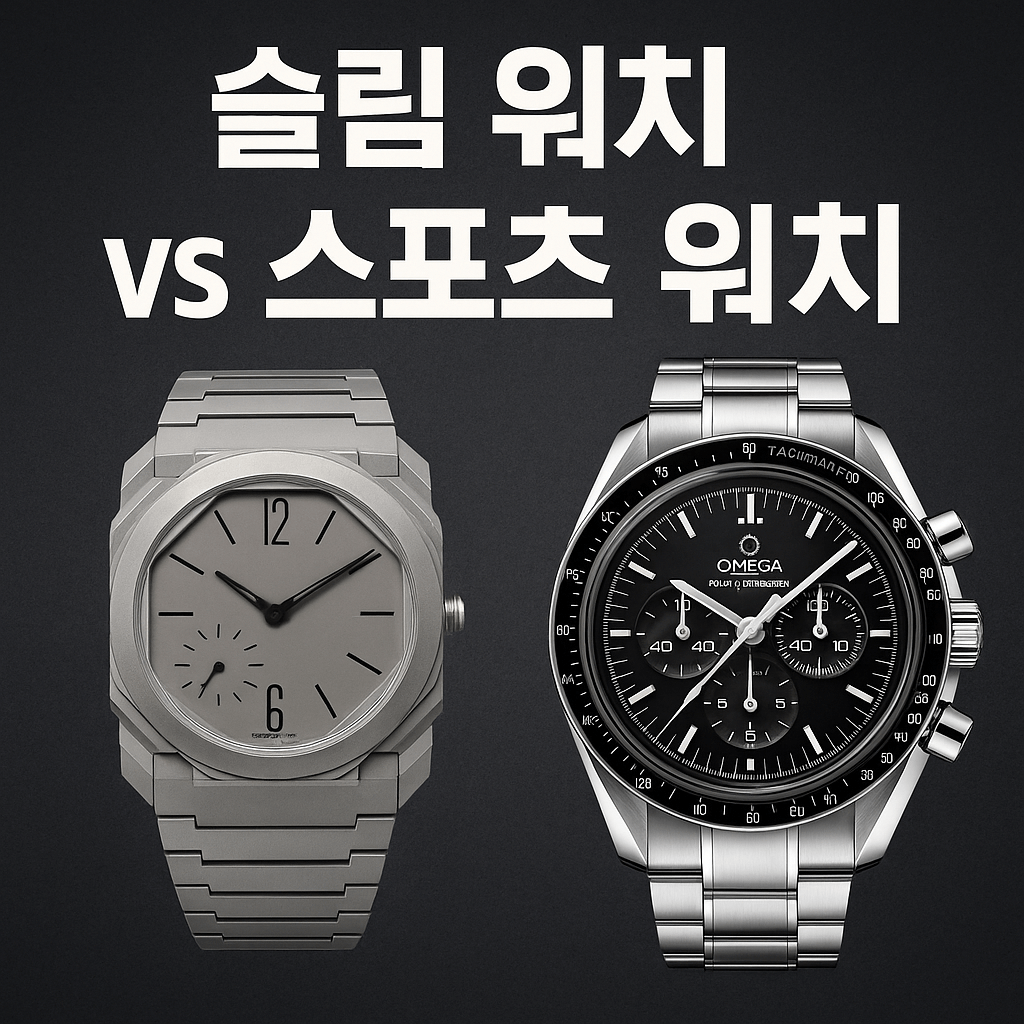 슬림 워치 vs 스포츠 워치