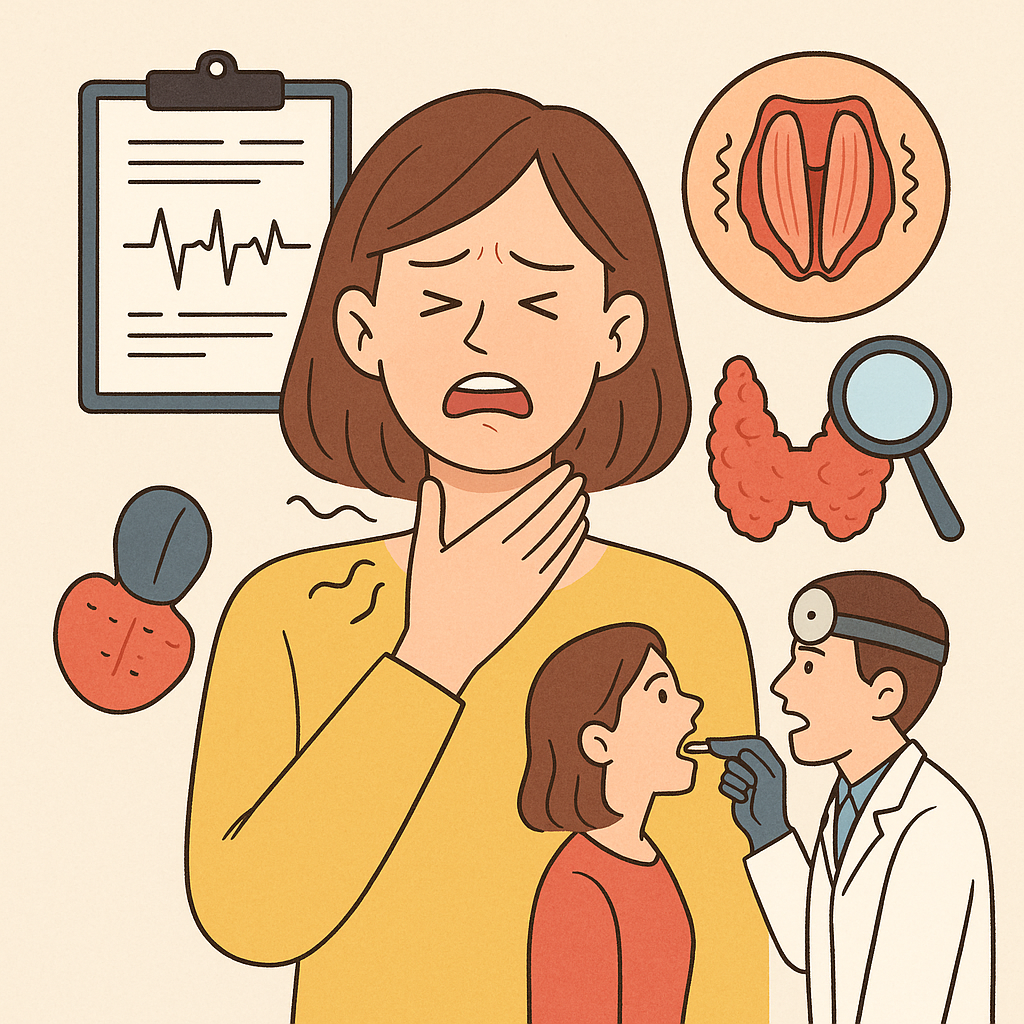 목소리가 자주 변해요