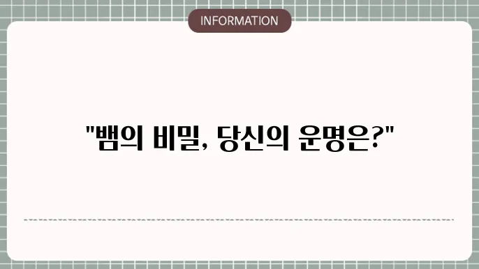 뱀잡는꿈 검은뱀꿈 뱀이몸을감는꿈 해몽