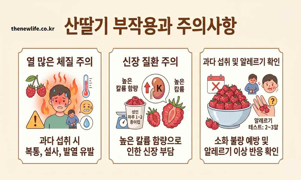 산딸기 효능 부작용 주의사항