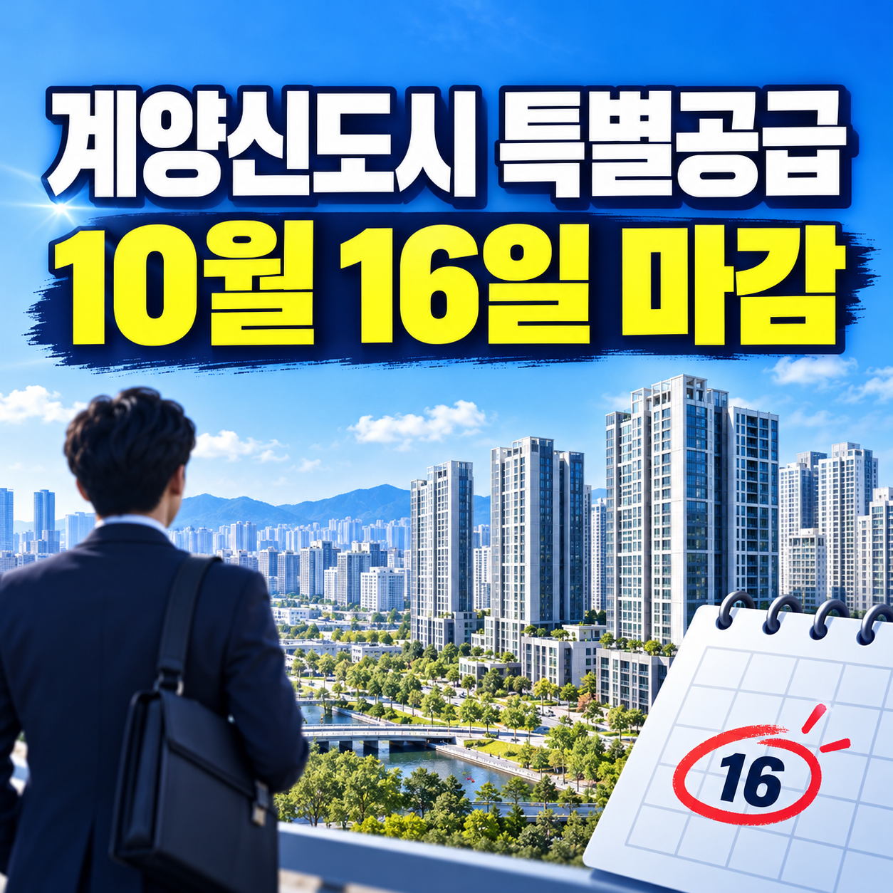 2026 계양신도시 중소기업 특별공급｜10월 16일 마감&middot;장기근속 조건