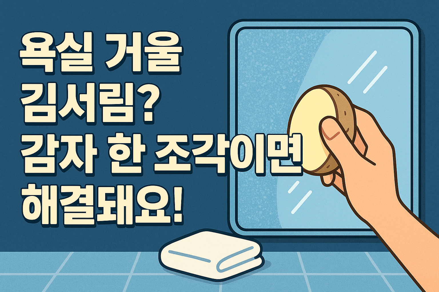 감자 한 조각이면 해결돼요!