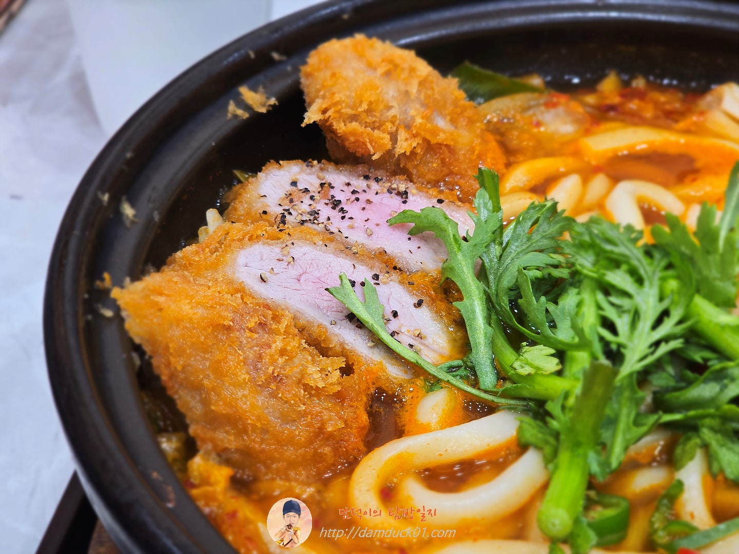 히레카츠 김치우동 나베