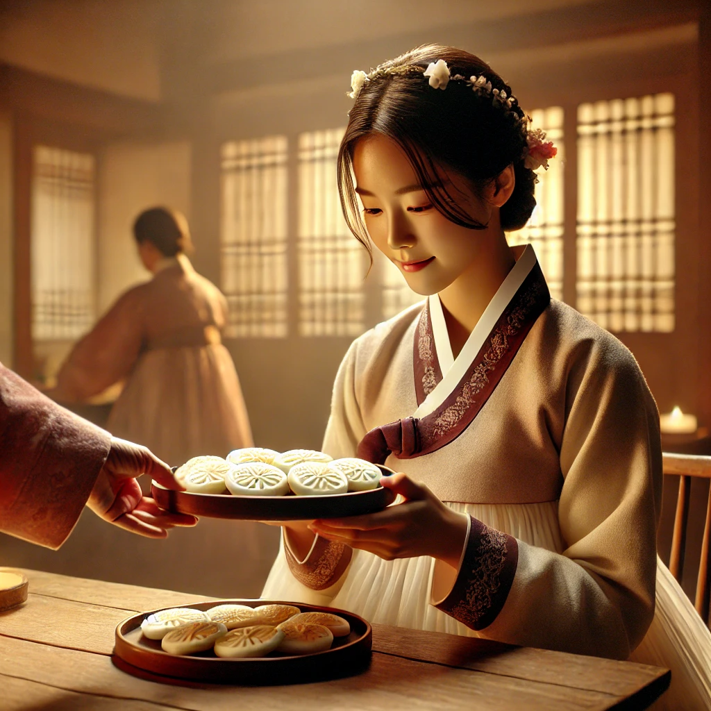 돌아가신 어머니가 떡을 가져다 주는 꿈