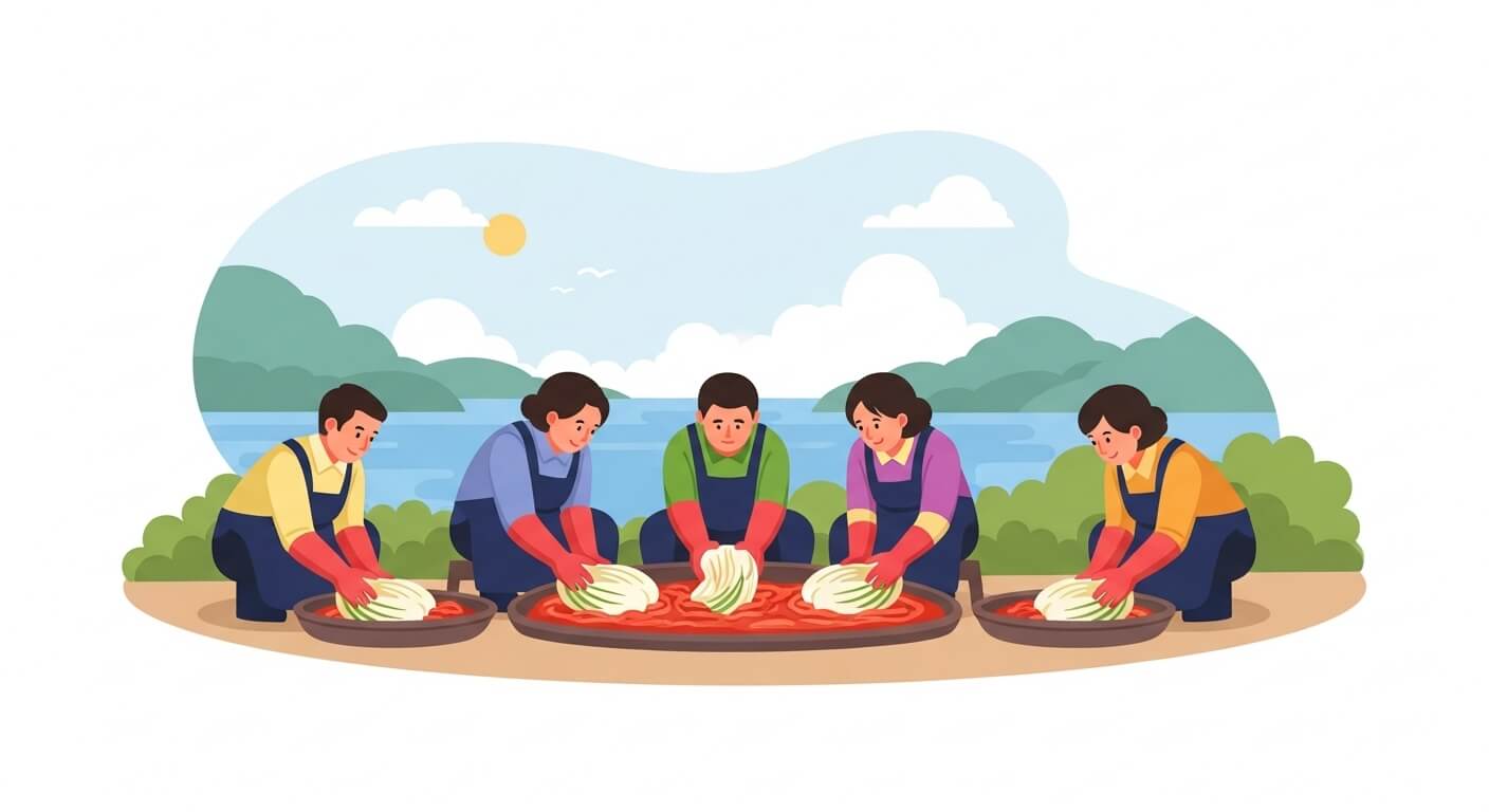 경상도 김장시기: 일조량과 기온의 중간지대