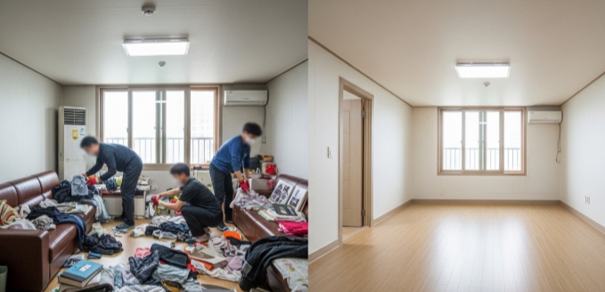 당진 고독사청소 및 정리중