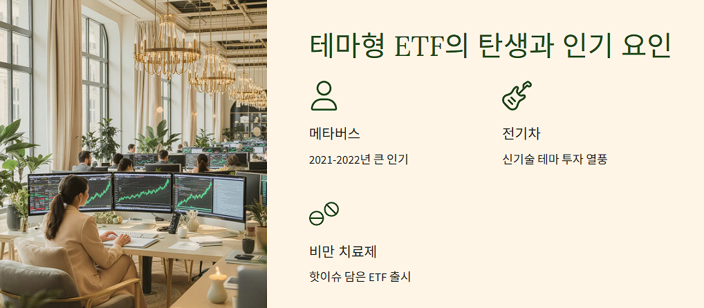 테마형 ETF의 탄생과 인기 요인