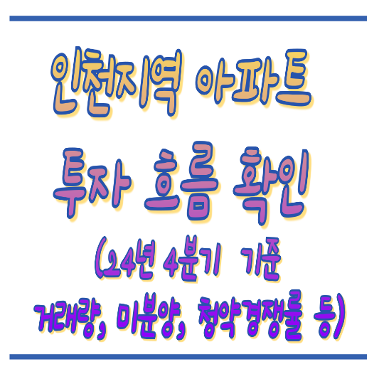 2024년4분기 인천아파트 매수타이밍 썸네일