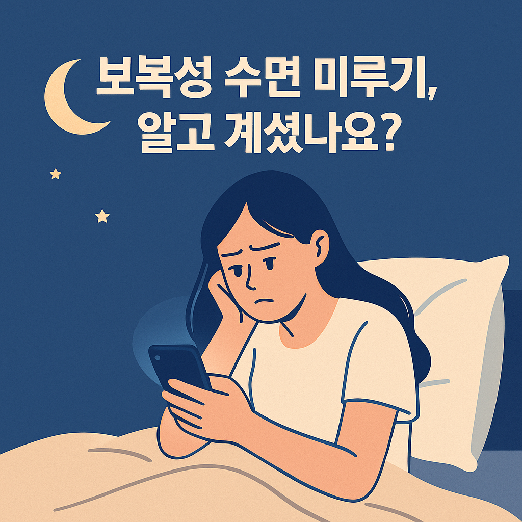 보복성 수면 미루기, 알고 계셨나요