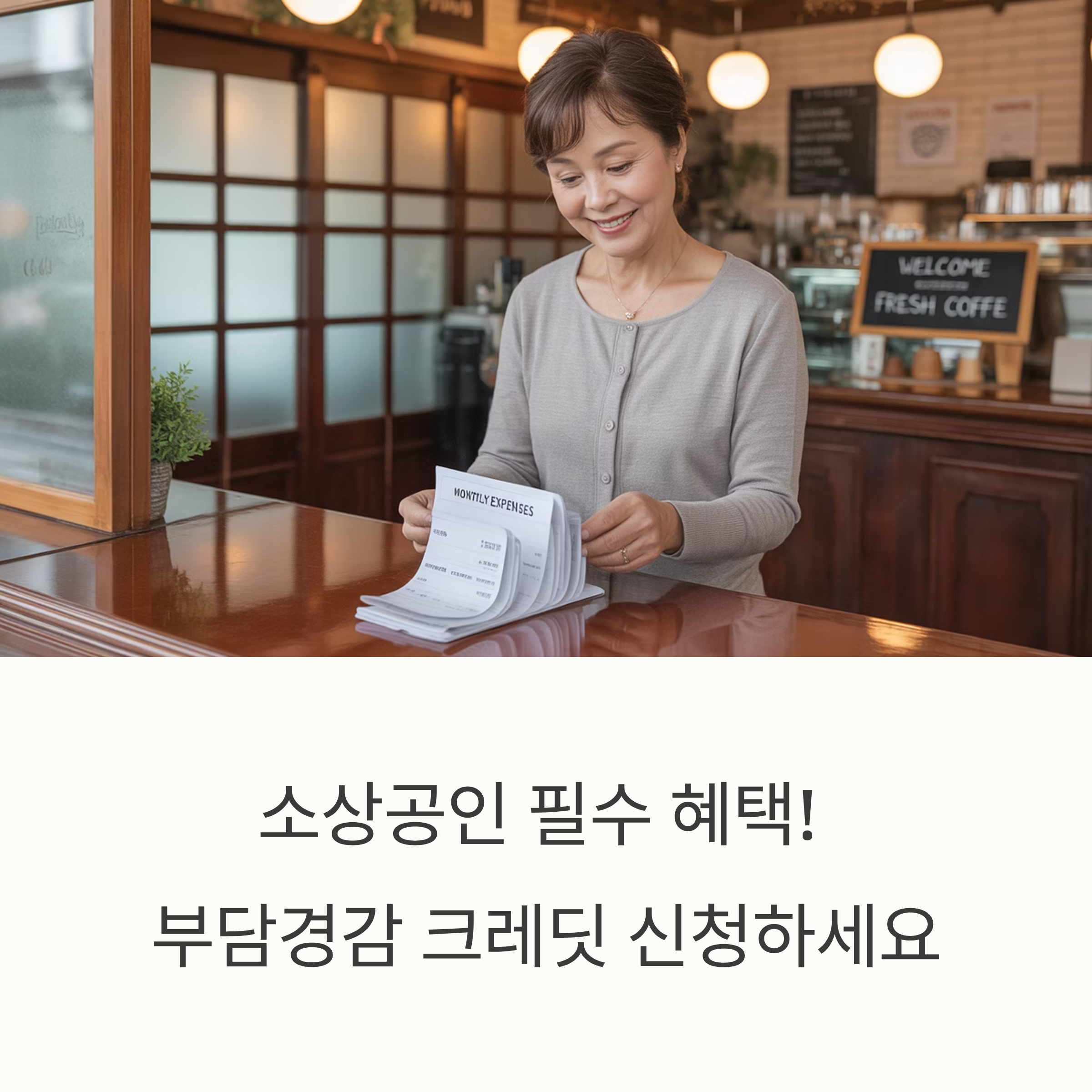 소상공인 필수 혜택! 부담경감 크레딧, 지금 바로 신청하세요
