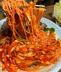 소면비빔