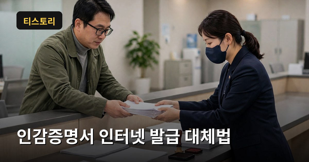인감증명서 인터넷 발급 안 될 때