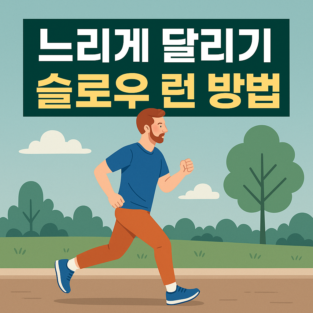 슬로우 런닝 방법을 알아보세요