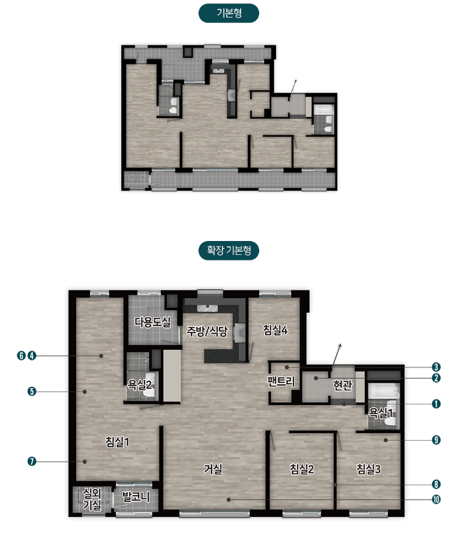 동탄-파크릭스-97Atype-평면도