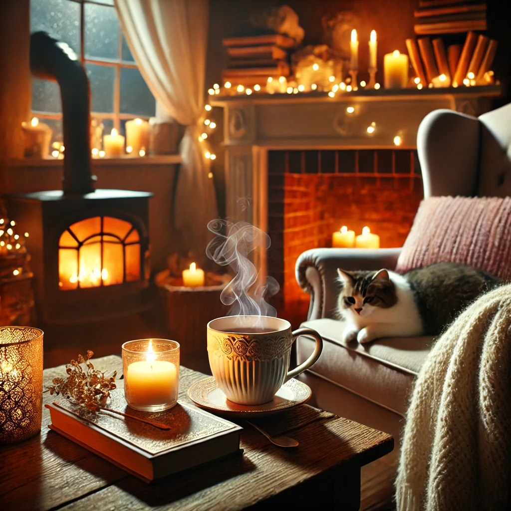 따뜻하고 아늑한 느낌의 이미지