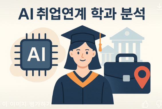 AI 취업연계 학과 분석 (AI, 대학, 취업)