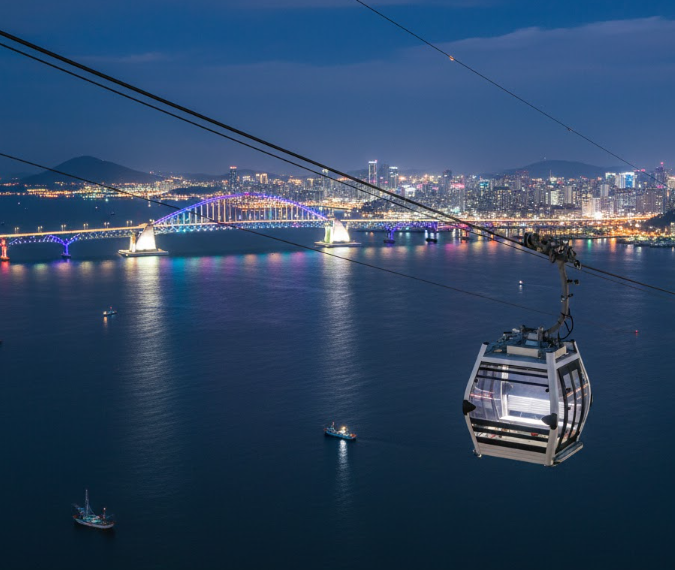 여수 해상 케이블카 사진