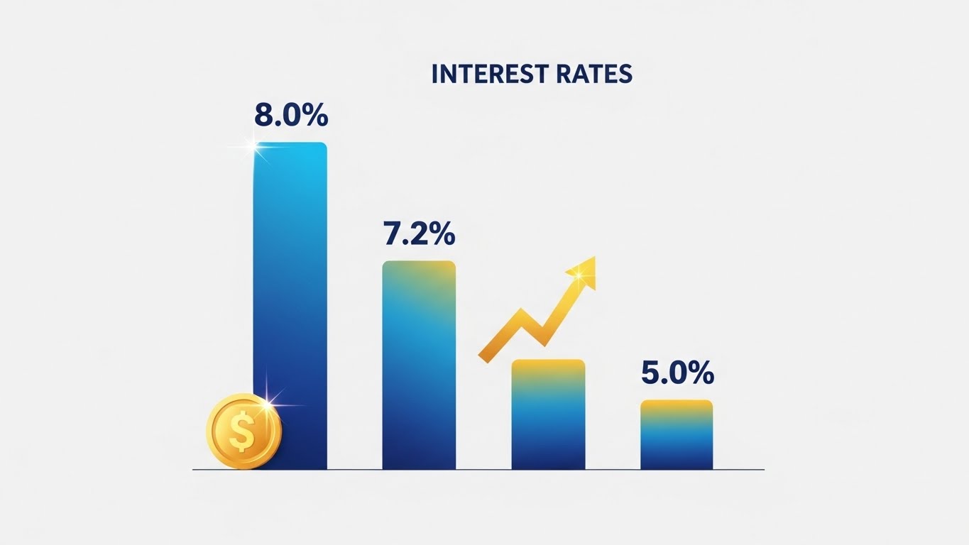 2026년 상위권 파킹통장의 높은 금리를 시각적으로 비교한 인포그래픽 차트