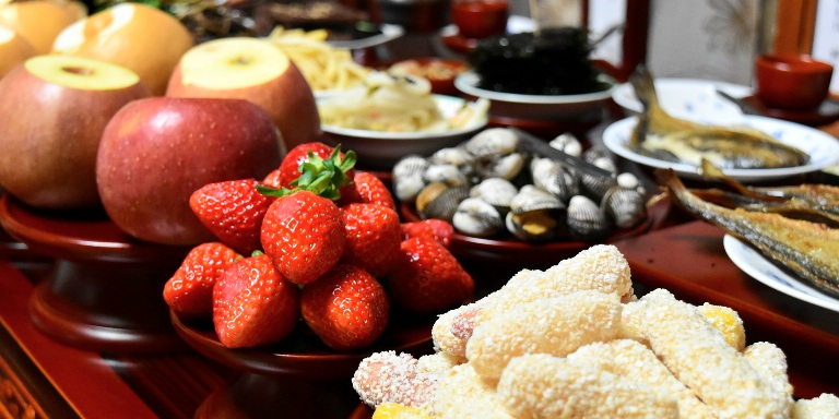 설날 차례상 사진