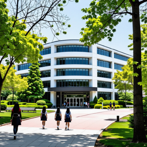 고등학교 그린 사진_