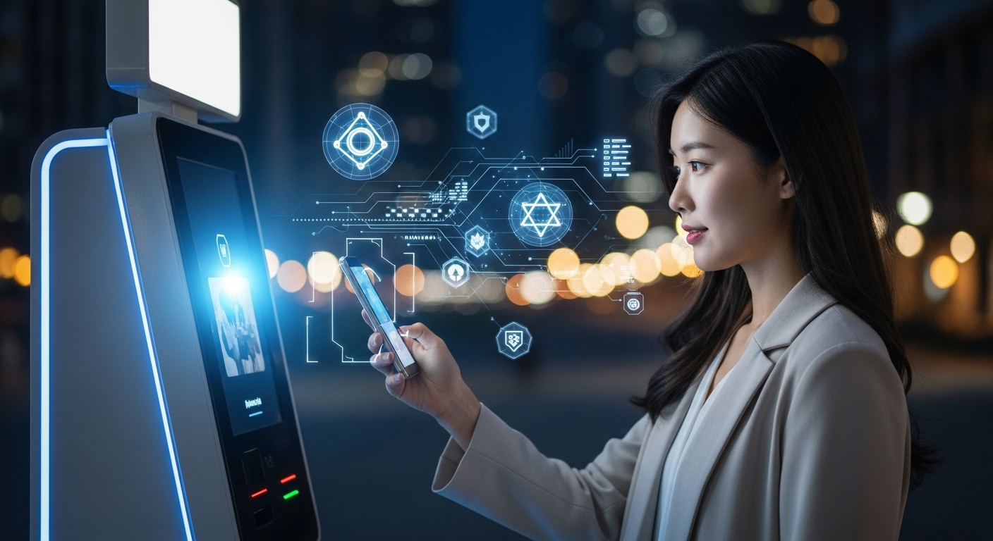 g a secure mobile payment through a fintech app