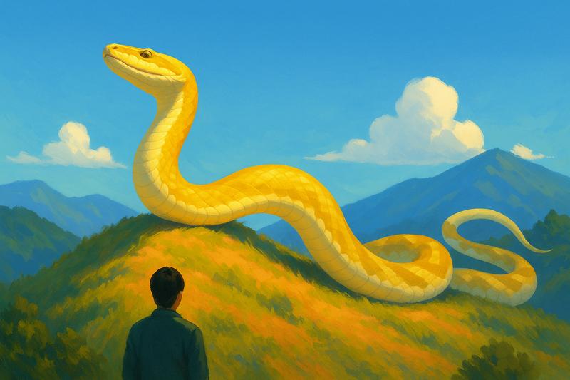 구렁이 나오는 꿈: 황금, 하얀, 검은 구렁이가- 구렁이에게 물리거나 죽이거나 잡는 꿈, 태몽과 로또 해몽 총정리