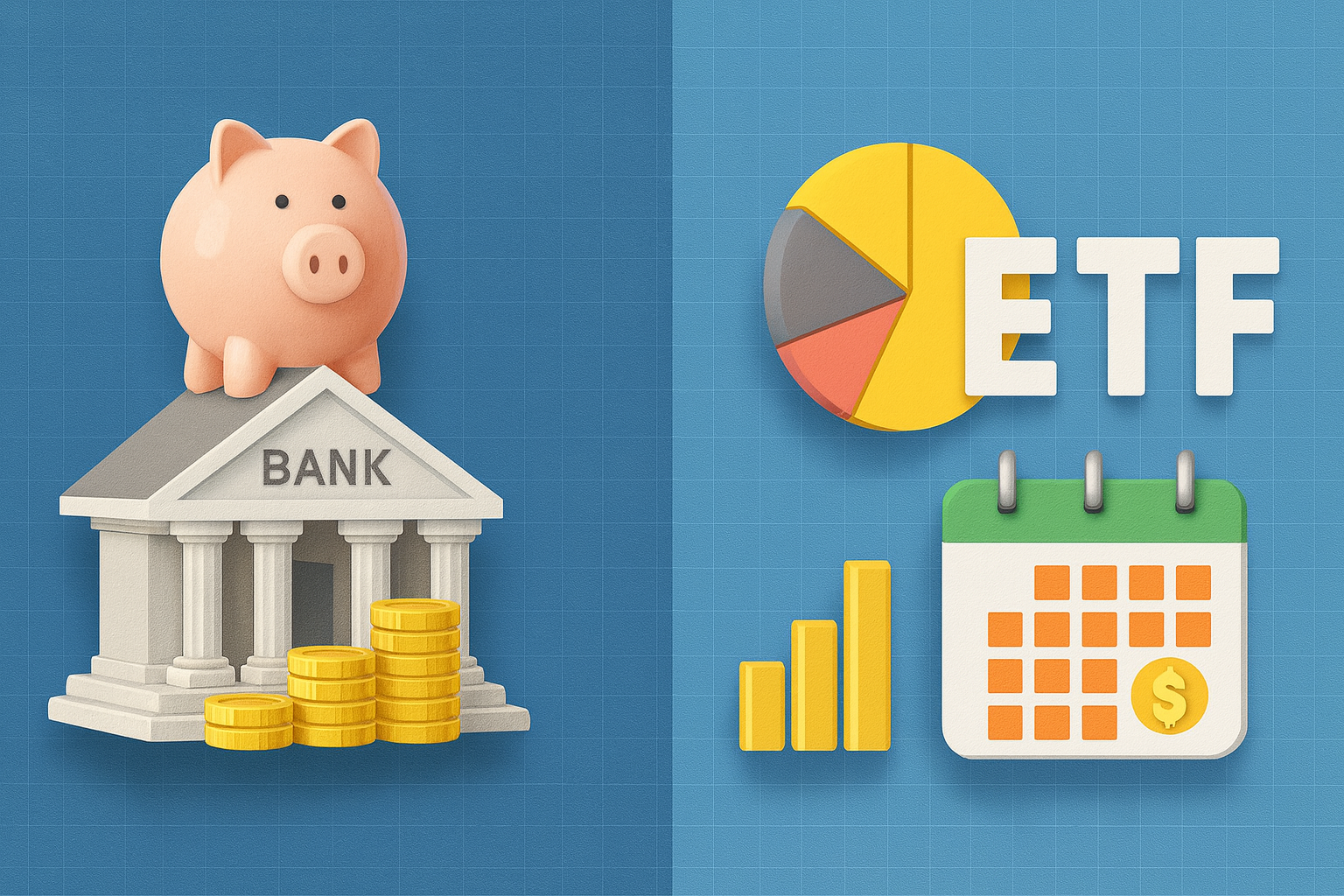 정기예금 ‘풍차 돌리기’ vs ETF 적립식, 변동성·현금흐름까지 한 번에 끝내는 완전 비교 가이드