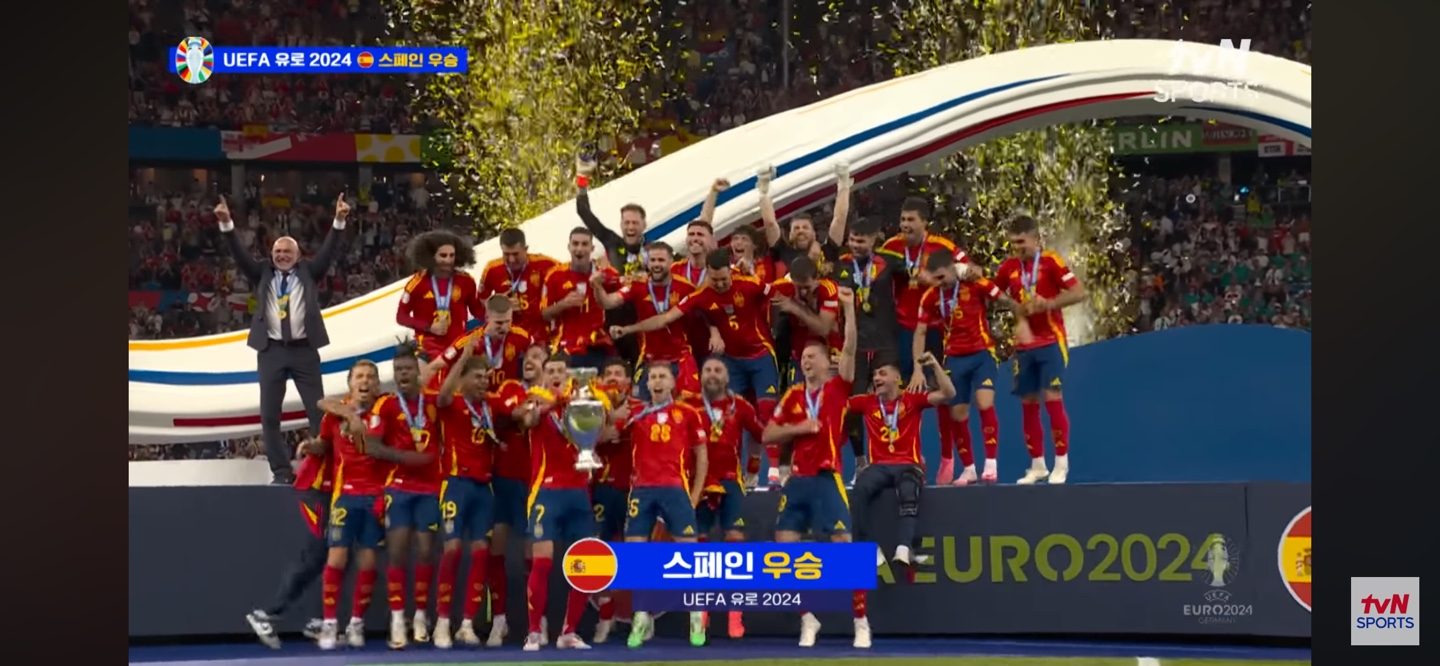 유로 2024 결승전 ❘ 스페인 vs 잉글랜드 경기 주요장면