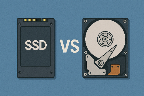 이미지 1. SSD vs. HDD