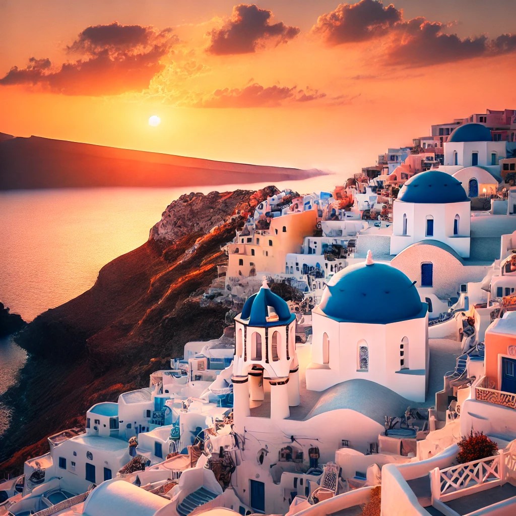 그리스 산토리니 이미지