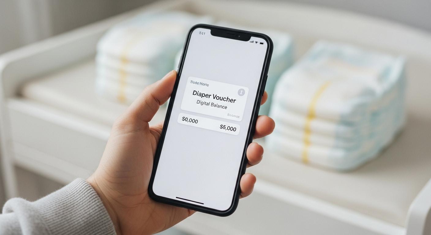 기저귀 바우처 잔액