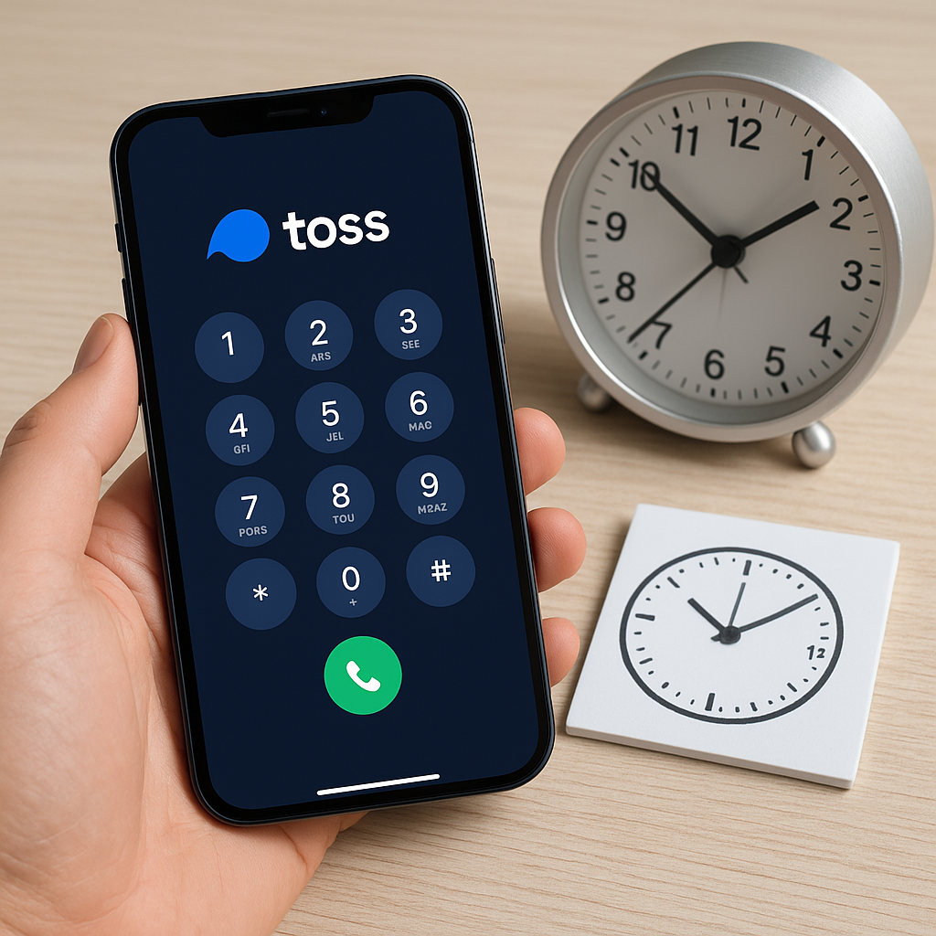 토스 고객센터 전화번호와 상담시간