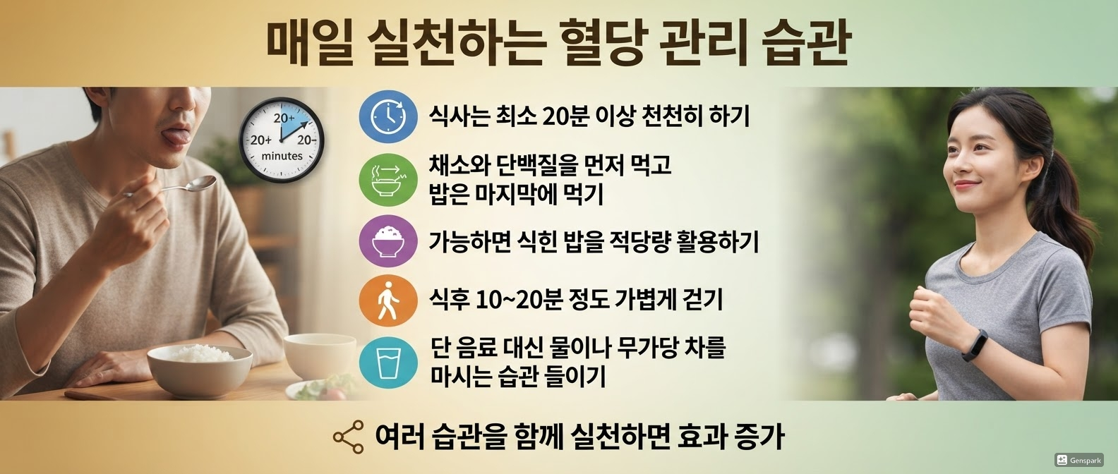 매일 실천하는 혈당 관리 습관