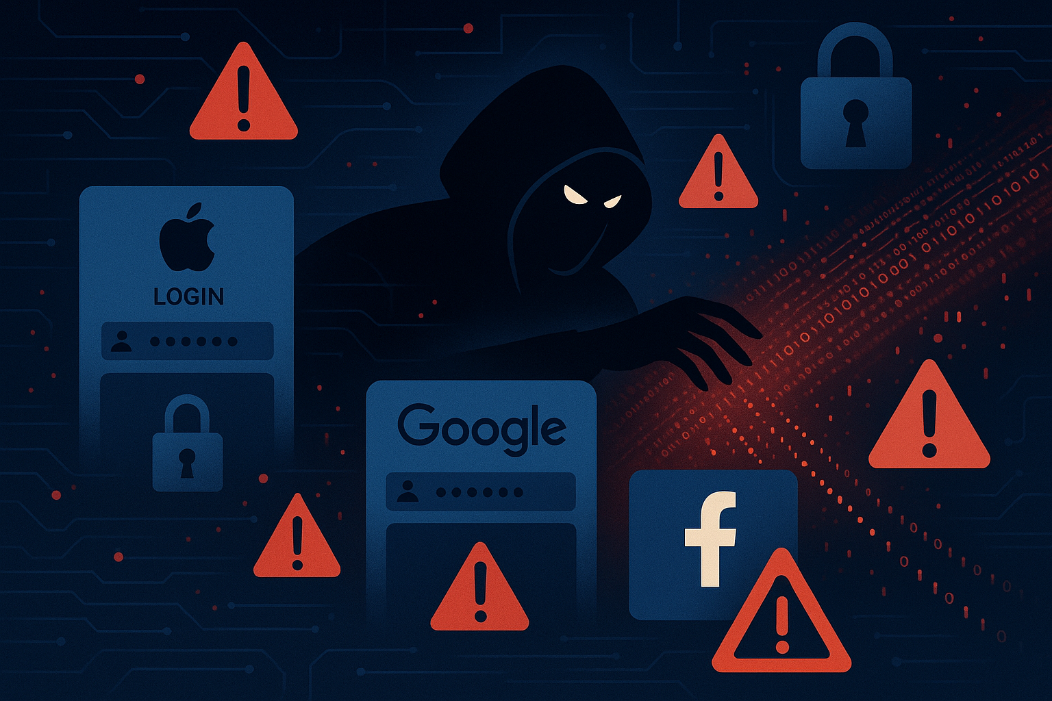 애플·구글·페이스북 로그인 정보 160억 건 유출 사건 발생