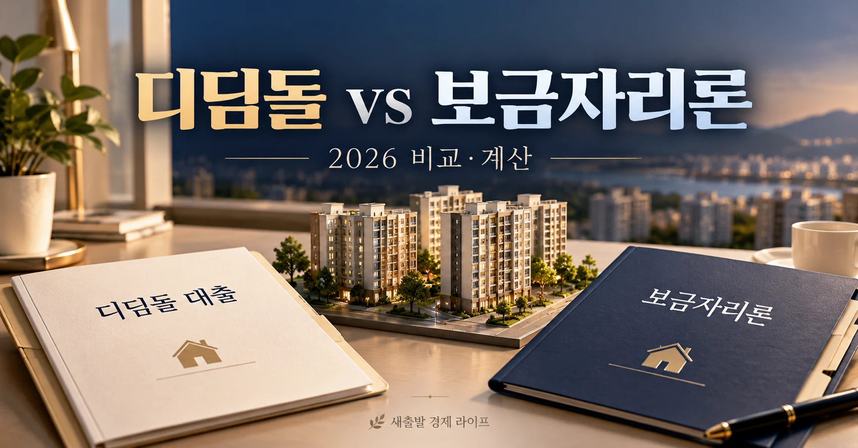 디딤돌 vs 보금자리론 2026 비교 계산 대표이미지