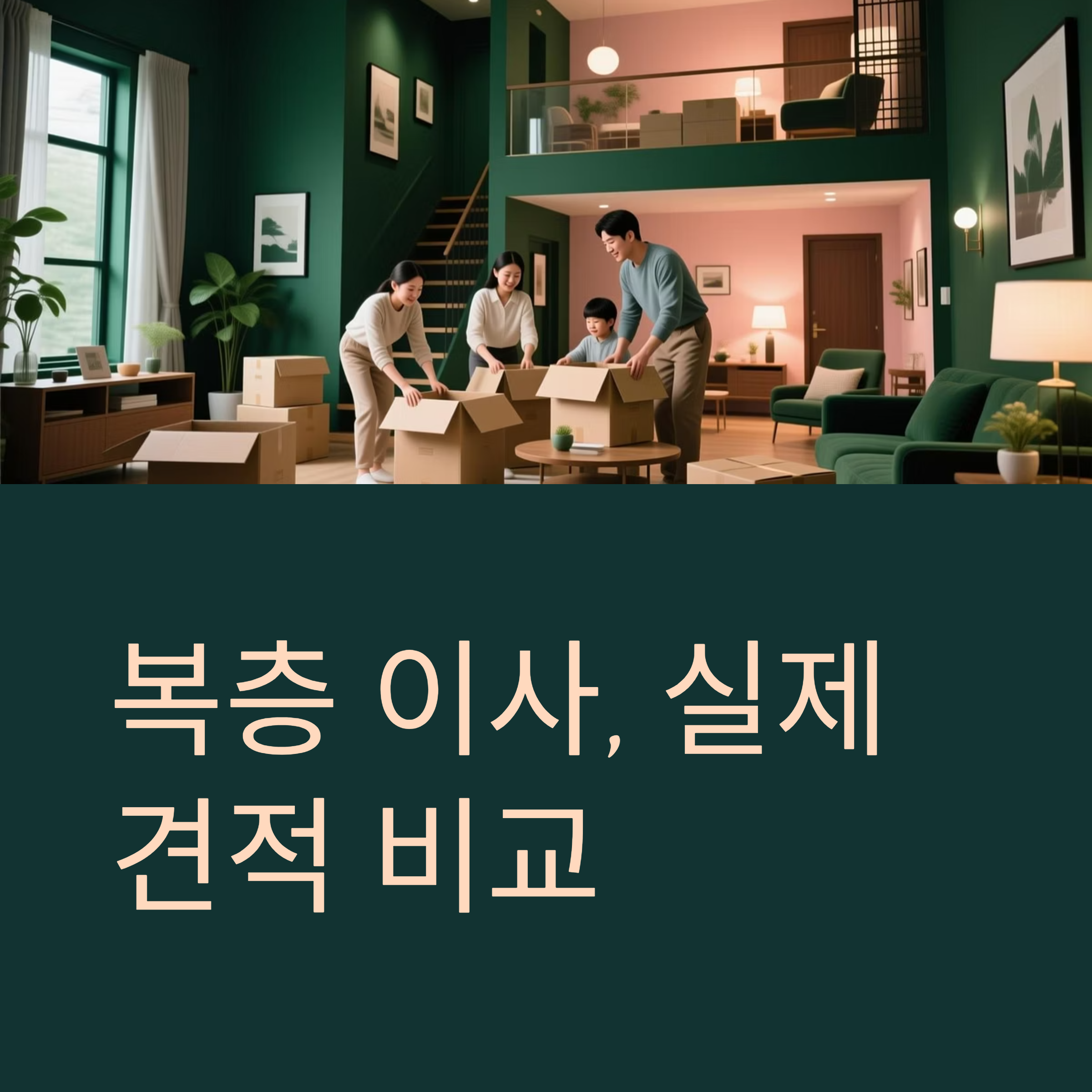 복층이사 비용 견적 비교
