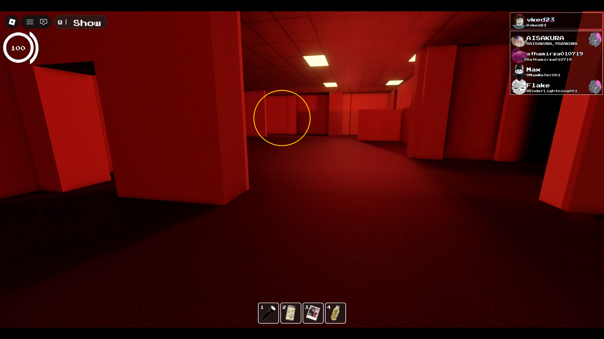 로블록스 백룸 리댁티드 레벨 0 붉은 방 표시 지점 (Roblox Backrooms Redacted Level 0 Wayfinding - 레벨 모아이 가는 길)