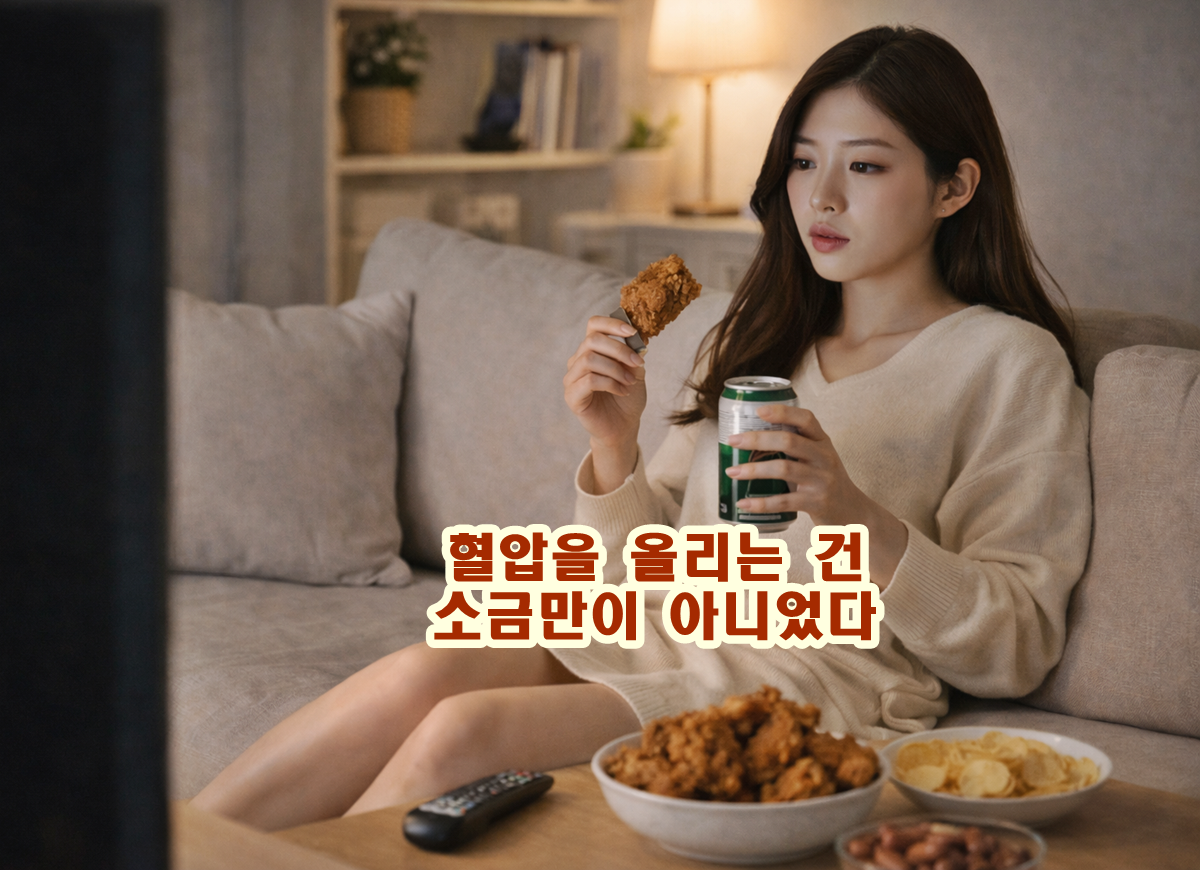 혈압을 올리는 건 소금만이 아니었습니다