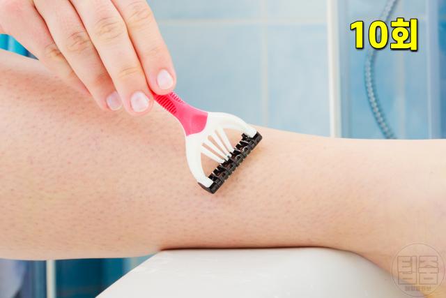 제모 면도기 수명,팁줌