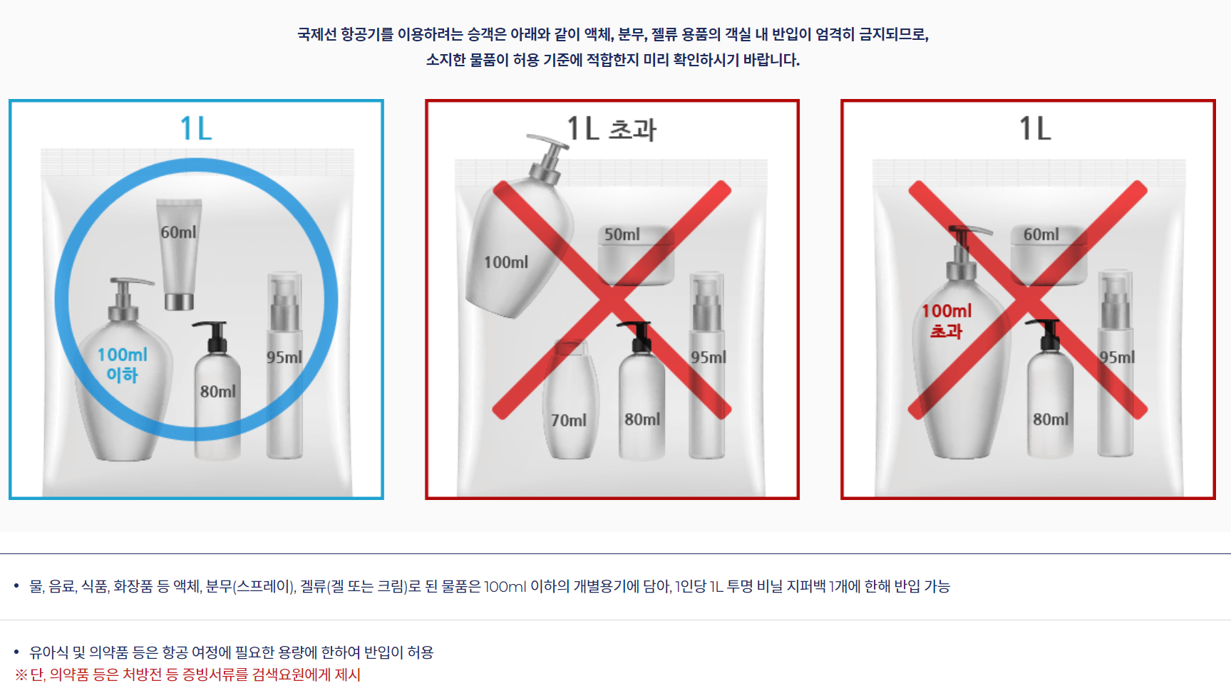 비행기 액체 반입